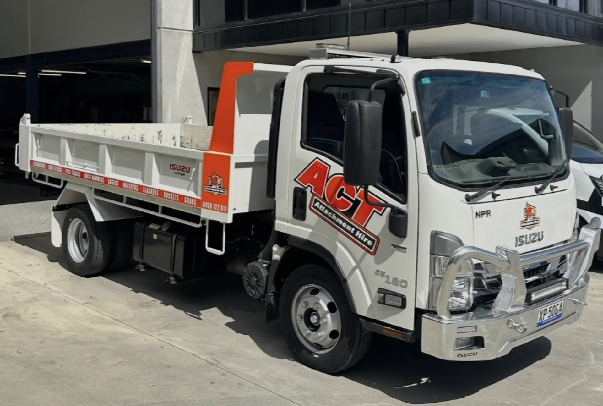 ACT Attachment Hire tipper truck