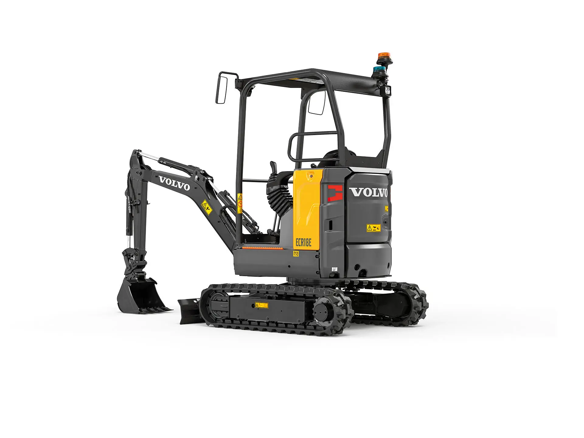 Volvo ECR18E mini excavator